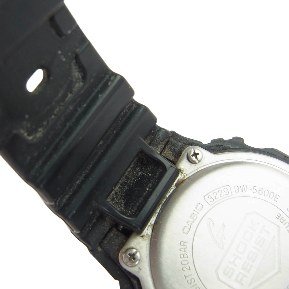 CASIO G-SHOCK カシオ ジーショック DW-5600E-1 5600 SERIES スクエアタイプ デジタル 腕時計 ブラック系【中古】