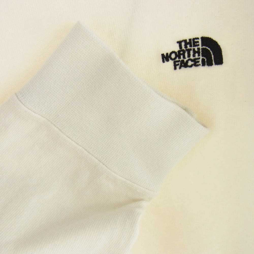 THE NORTH FACE ノースフェイス NTW32345 レディース L/S Nuptse Cotton Tee ロングスリーブヌプシコットン Tシャツ オフホワイト系 M【中古】