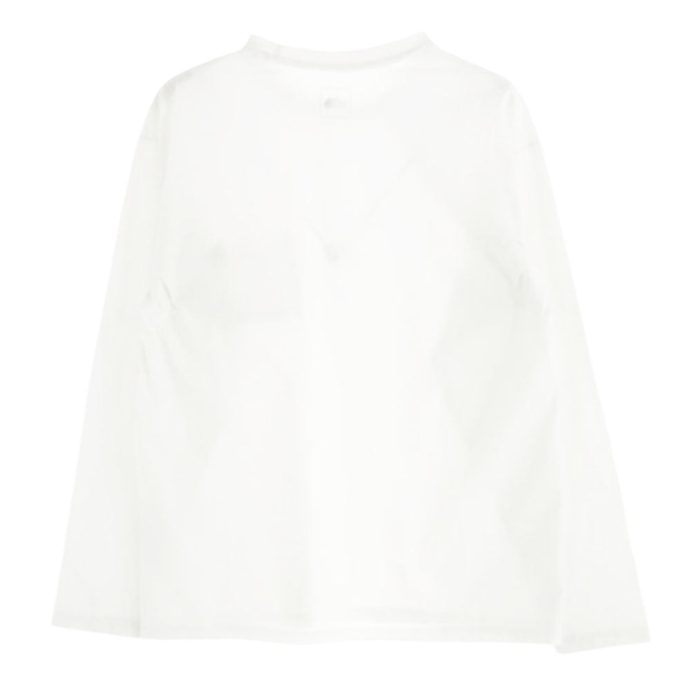 THE NORTH FACE ノースフェイス NT12260 L/S Airy Relax Tee ロングスリーブ エアリー リラックス Tシャツ カットソー ホワイト系 L【中古】