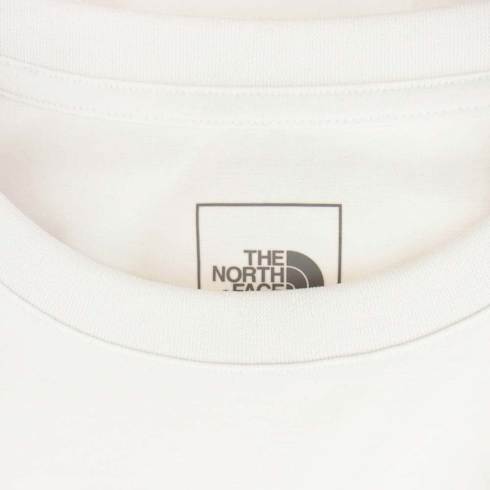 THE NORTH FACE ノースフェイス NT12260 L/S Airy Relax Tee ロングスリーブ エアリー リラックス Tシャツ カットソー ホワイト系 L【中古】