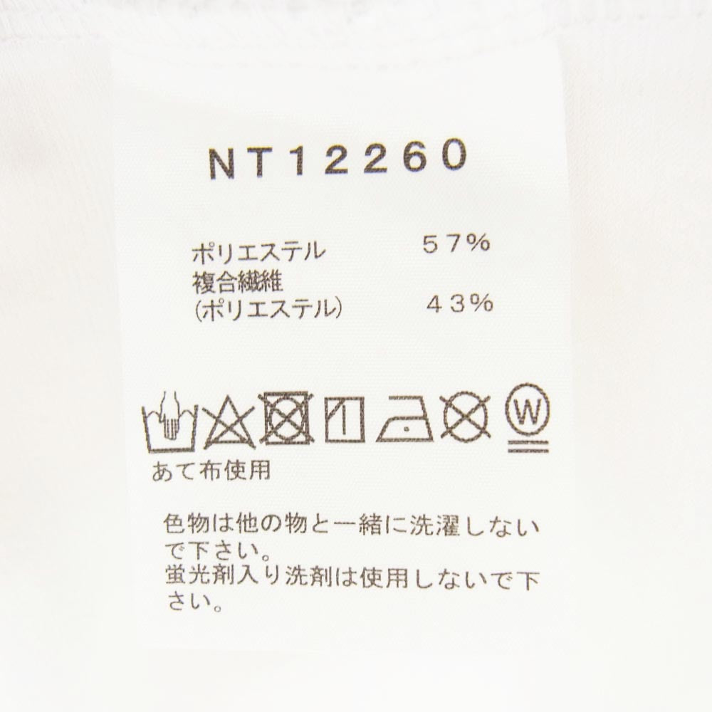 THE NORTH FACE ノースフェイス NT12260 L/S Airy Relax Tee ロングスリーブ エアリー リラックス Tシャツ カットソー ホワイト系 L【中古】