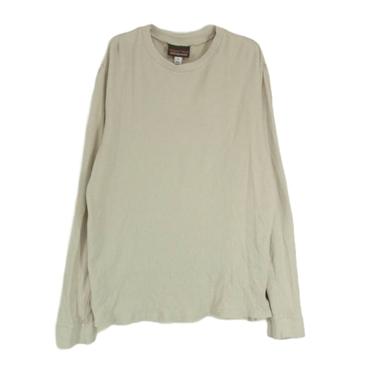 patagonia パタゴニア Work Waffle Crew ワーク ワッフル クルー 長袖 Tシャツ ベージュ系 M【中古】