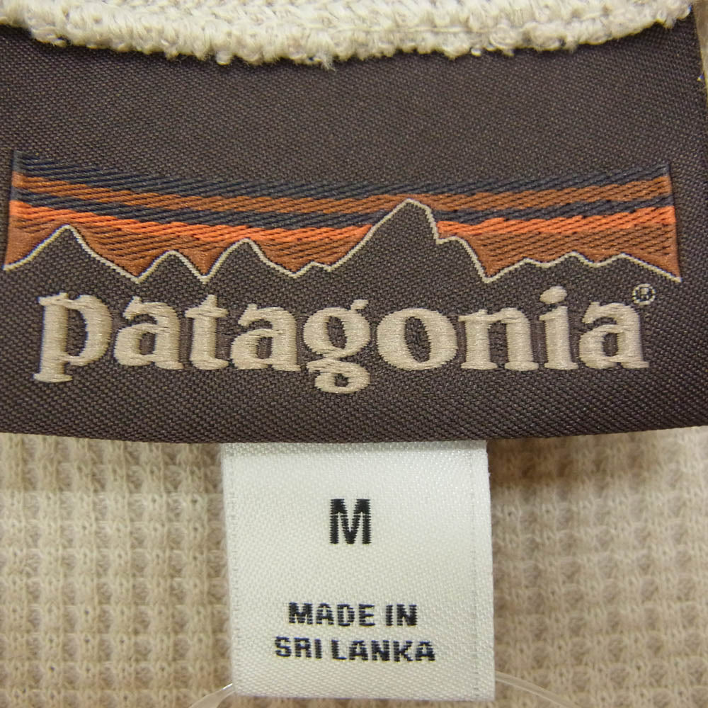 patagonia パタゴニア Work Waffle Crew ワーク ワッフル クルー 長袖 Tシャツ ベージュ系 M【中古】