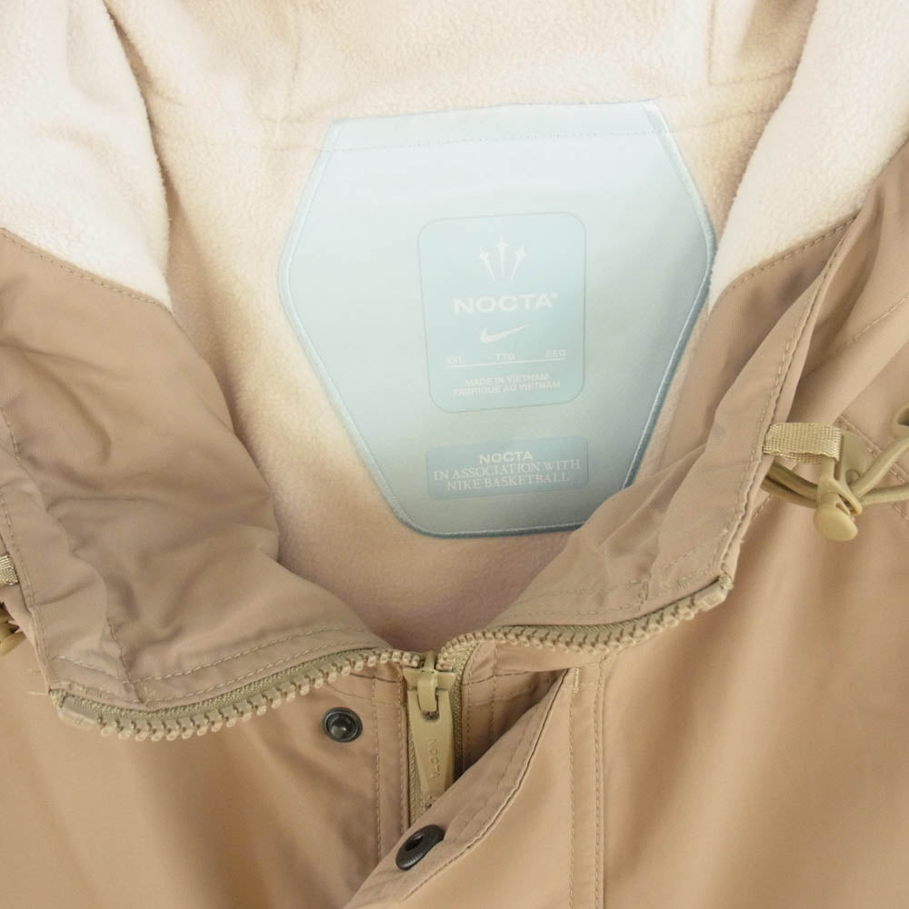 NIKE ナイキ DV3647-248 M NRG YB SIDELINE JACKET サイド ライン フーディ ジャケット ベージュ系 XXL【中古】