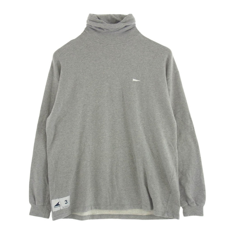 DESCENDANT ディセンダント CYLINDER TURTLE NECK LS タートルネック カットソー グレー系 3【中古】