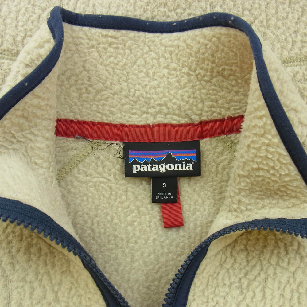 patagonia パタゴニア 19AW 22801 19年製 Retro Pile Jkt レトロ パイル ジャケット ベージュ系 S【中古】