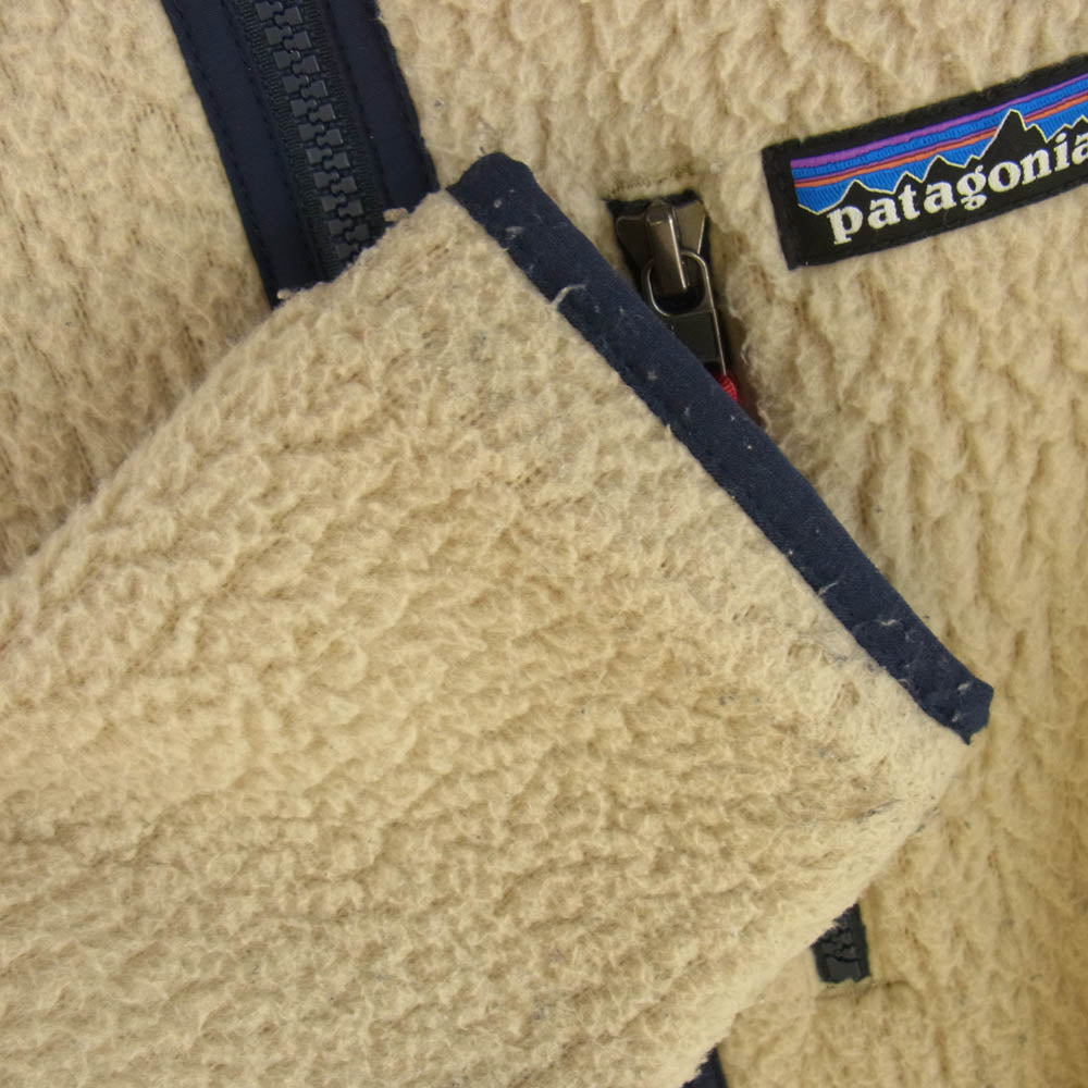 patagonia パタゴニア 19AW 22801 19年製 Retro Pile Jkt レトロ パイル ジャケット ベージュ系 S【中古】