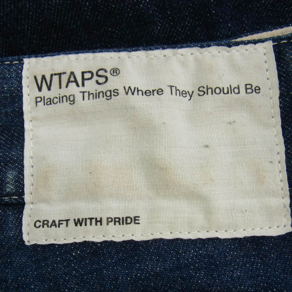WTAPS ダブルタップス 12AW 122GWDT-PTM06 UNION/TROUSERS.COTTON.DENIM デニム パンツ インディゴブルー系 2【中古】