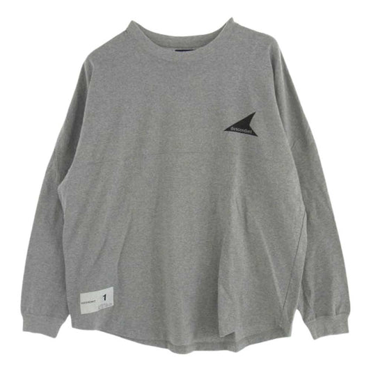 DESCENDANT ディセンダント CETUS JERSEY L/S カットソー グレー系 1【中古】
