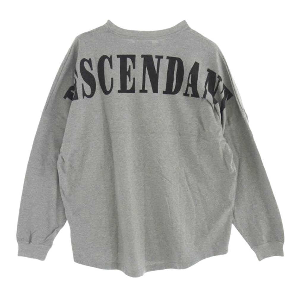 DESCENDANT ディセンダント CETUS JERSEY L/S カットソー グレー系 1【中古】