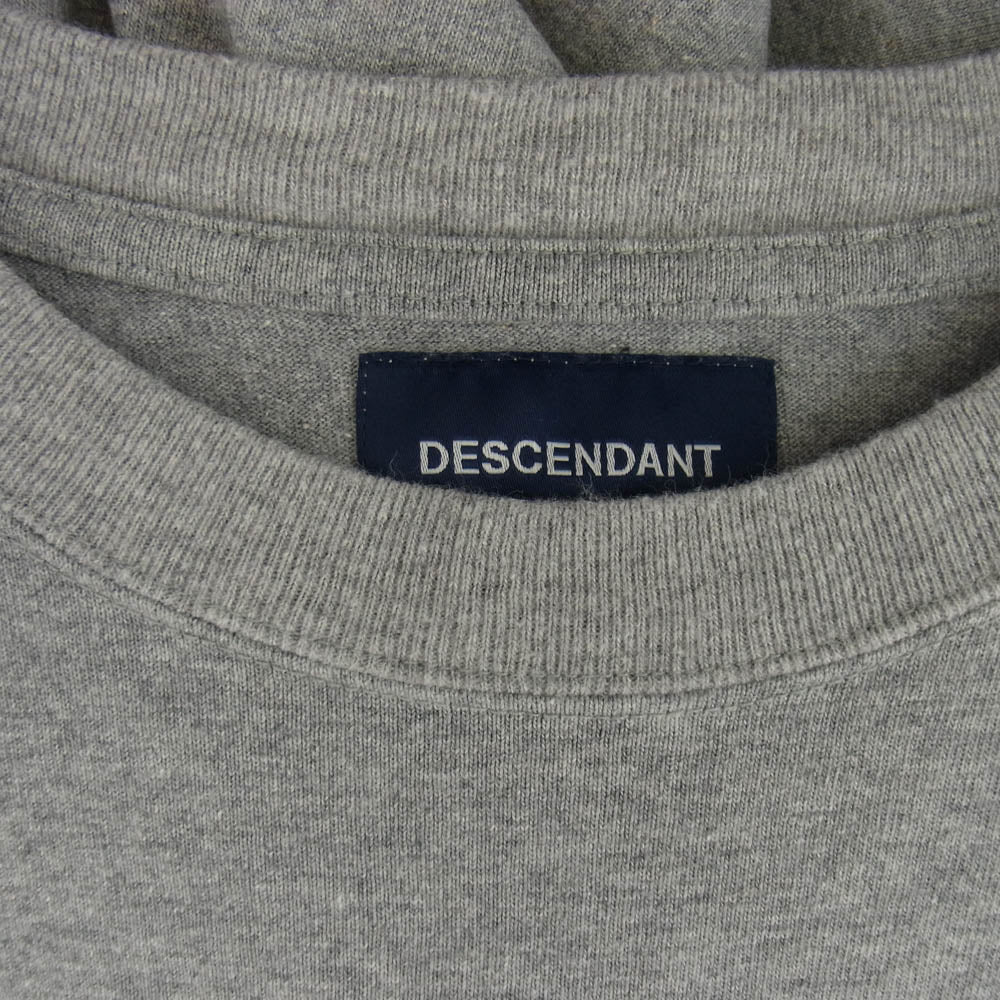 DESCENDANT ディセンダント CETUS JERSEY L/S カットソー グレー系 1【中古】