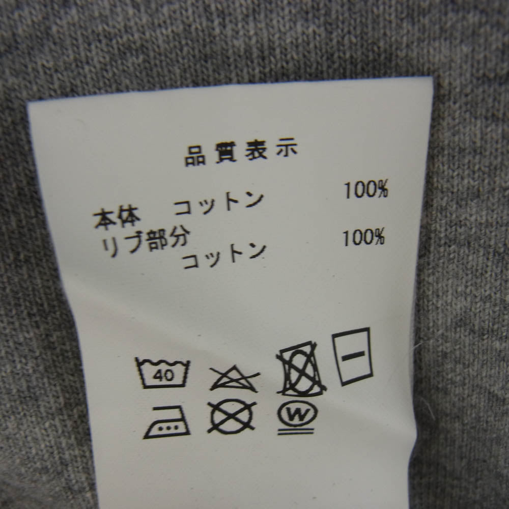 DESCENDANT ディセンダント CETUS JERSEY L/S カットソー グレー系 1【中古】