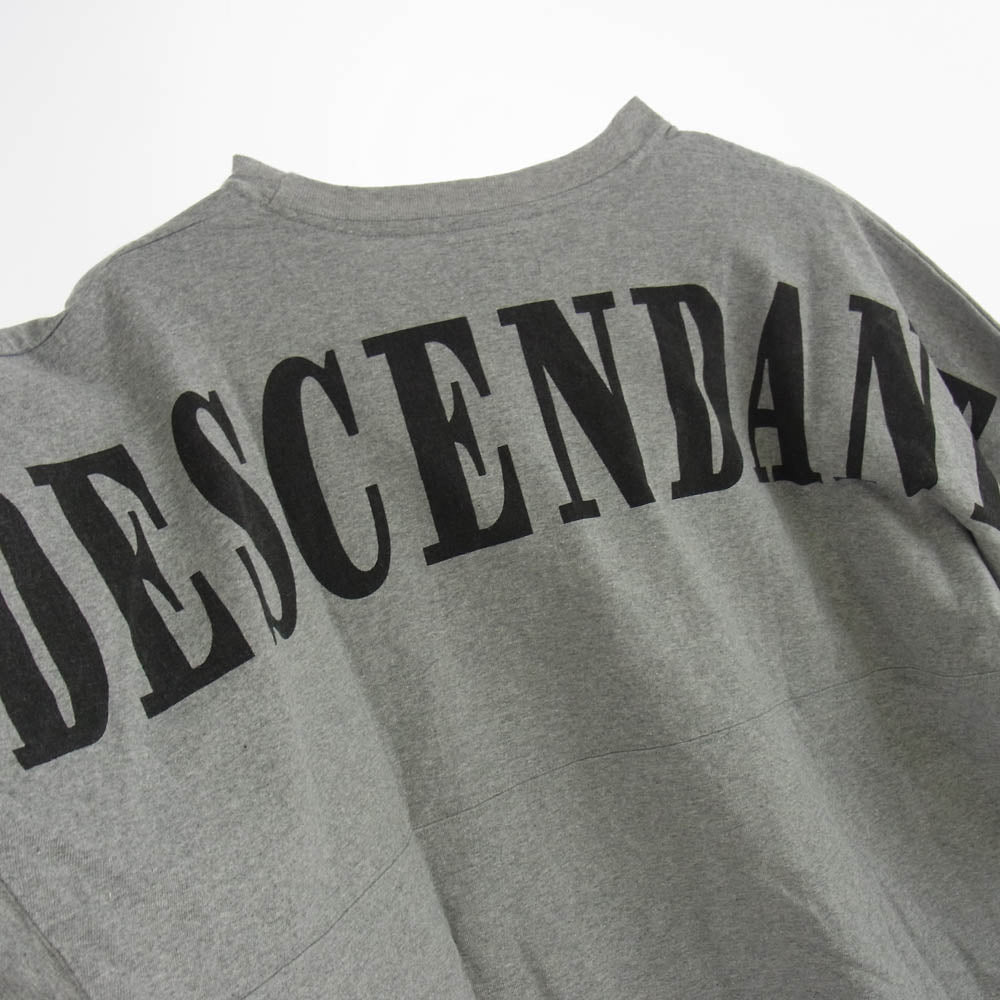 DESCENDANT ディセンダント CETUS JERSEY L/S カットソー グレー系 1【中古】