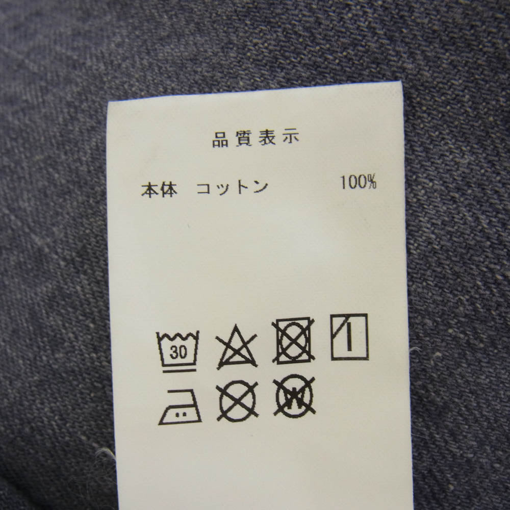 DESCENDANT ディセンダント DC-6 DENIM TROUSERS デニム トラウザー パンツ インディゴブルー系 2【中古】