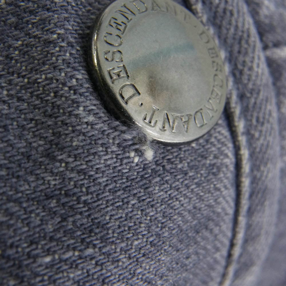 DESCENDANT ディセンダント DC-6 DENIM TROUSERS デニム トラウザー パンツ インディゴブルー系 2【中古】