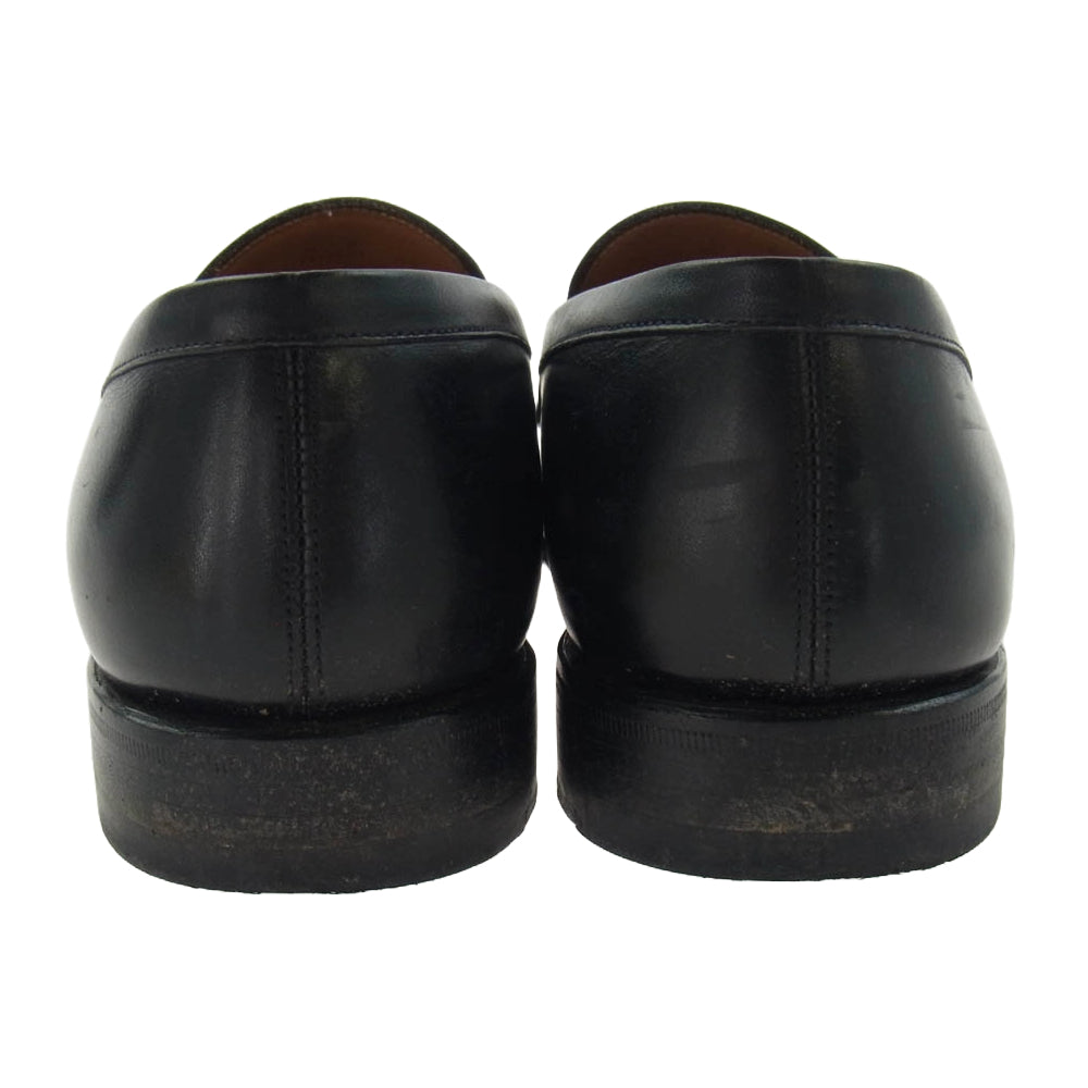 JALAN SRIWIJAYA ジャランスリウァヤ 98589/18045 レザー コイン ローファー 革靴 BLACK CALF ブラック系 7.5【中古】