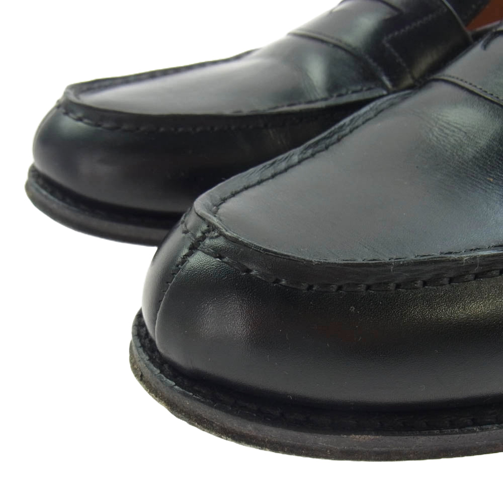 JALAN SRIWIJAYA ジャランスリウァヤ 98589/18045 レザー コイン ローファー 革靴 BLACK CALF ブラック系 7.5【中古】