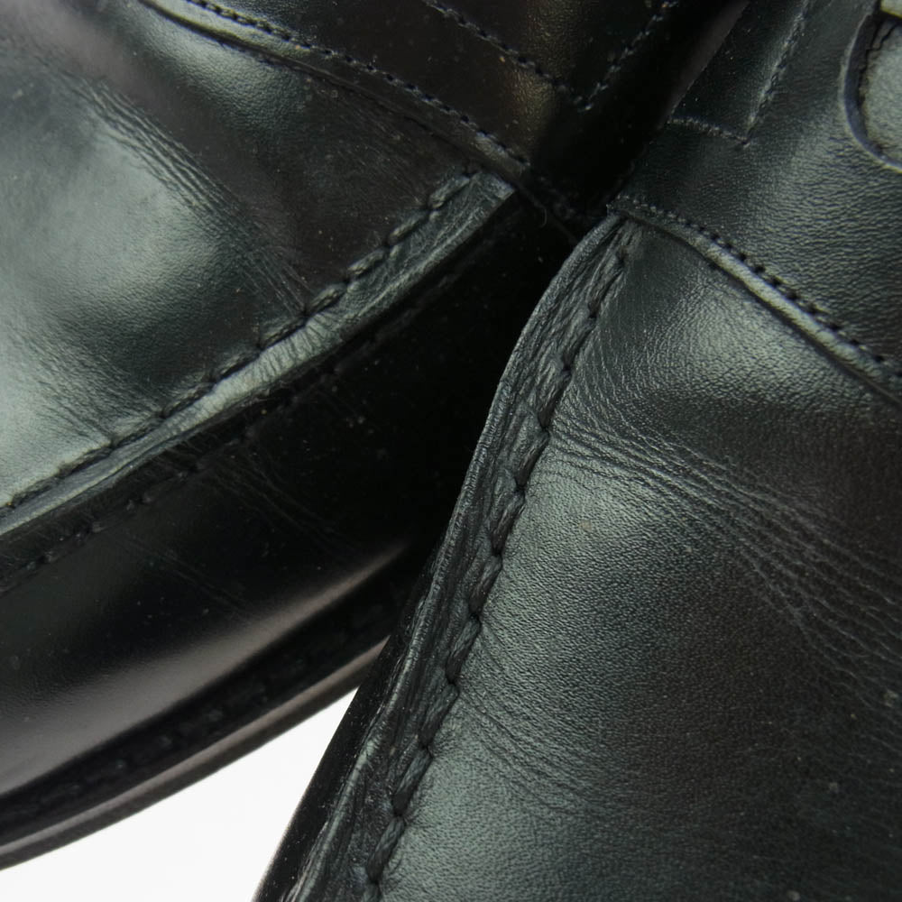 JALAN SRIWIJAYA ジャランスリウァヤ 98589/18045 レザー コイン ローファー 革靴 BLACK CALF ブラック系 7.5【中古】
