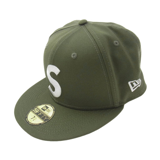 Supreme シュプリーム 23AW Jesus Piece S Logo New Era Olive エス ロゴ ニューエラ オリーブ キャップ 帽子 グリーン系 57.5cm【新古品】【未使用】【中古】