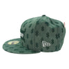 Supreme シュプリーム 18SS Monogram Box Logo New Era Green モノグラム ボックス ロゴ ニュー エラ グリーン キャップ 帽子 グリーン系 57.7cm【極上美品】【中古】