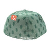Supreme シュプリーム 18SS Monogram Box Logo New Era Green モノグラム ボックス ロゴ ニュー エラ グリーン キャップ 帽子 グリーン系 57.7cm【極上美品】【中古】