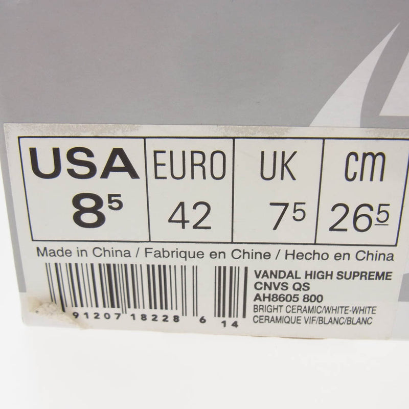 NIKE ナイキ AH8605-800 VANDAL HIGH SUPREME CNVS QS サプリーム  