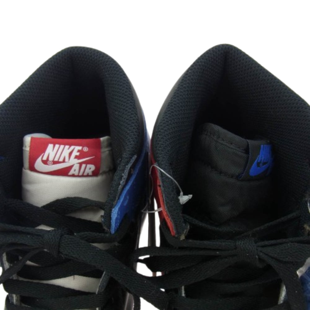 NIKE ナイキ 555088-026 Air Jordan 1 Retro High Top 3 エアジョーダン 1 レトロ ハイ カット スニーカー レッド系 ブラック系 ブルー系 26.5cm【美品】【中古】