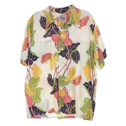 SUN SURF サンサーフ DK36203 DUKE KAHANAMOKU デューク・カハナモク SPECIAL EDITION スペシャルエディション MONSTERA アロハシャツ 開襟 半袖シャツ マルチカラー系 M【中古】