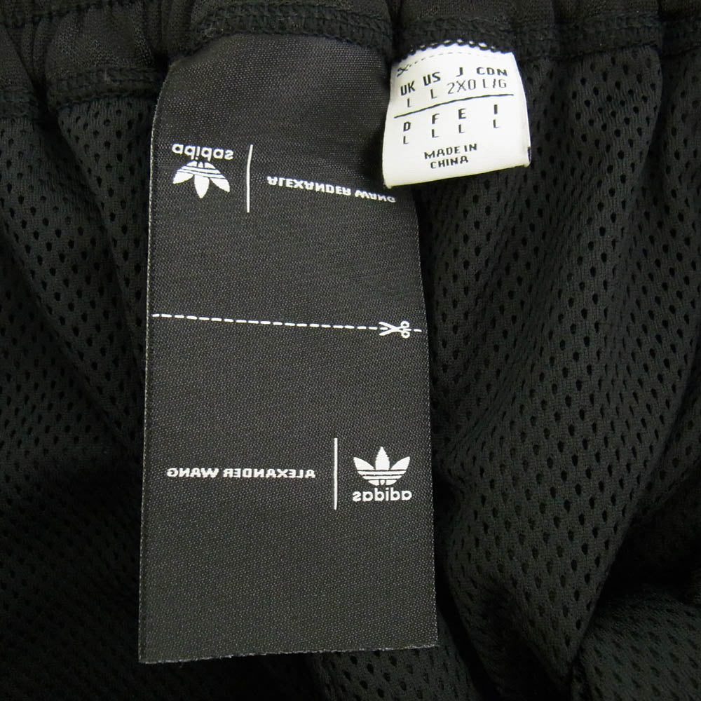 adidas アディダス ALEXANDER WANG アレキサンダー ワン トラック パンツ ブラック系 US L【美品】【中古】