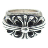 CHROME HEARTS クロムハーツ（原本無） FLRL CRS フローラル クロス リング シルバー系 8.5号【中古】