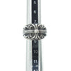 CHROME HEARTS クロムハーツ（原本無） FLRL CRS フローラル クロス リング シルバー系 8.5号【中古】