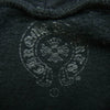 CHROME HEARTS クロムハーツ（原本無） STENCIL HOODIE 袖 ステンシル バック ホースシュー プリント プルオーバー パーカー ブラック系 L【中古】