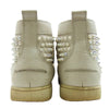 Christian Louboutin クリスチャンルブタン スパイク スタッズ ハイカットスニーカー ベージュ系 42【中古】
