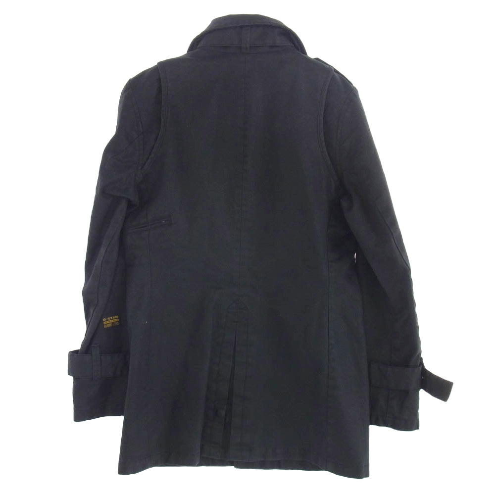 G-STAR ジースター トレンチ コート ジャケット ブラック系 グレー系 S【中古】