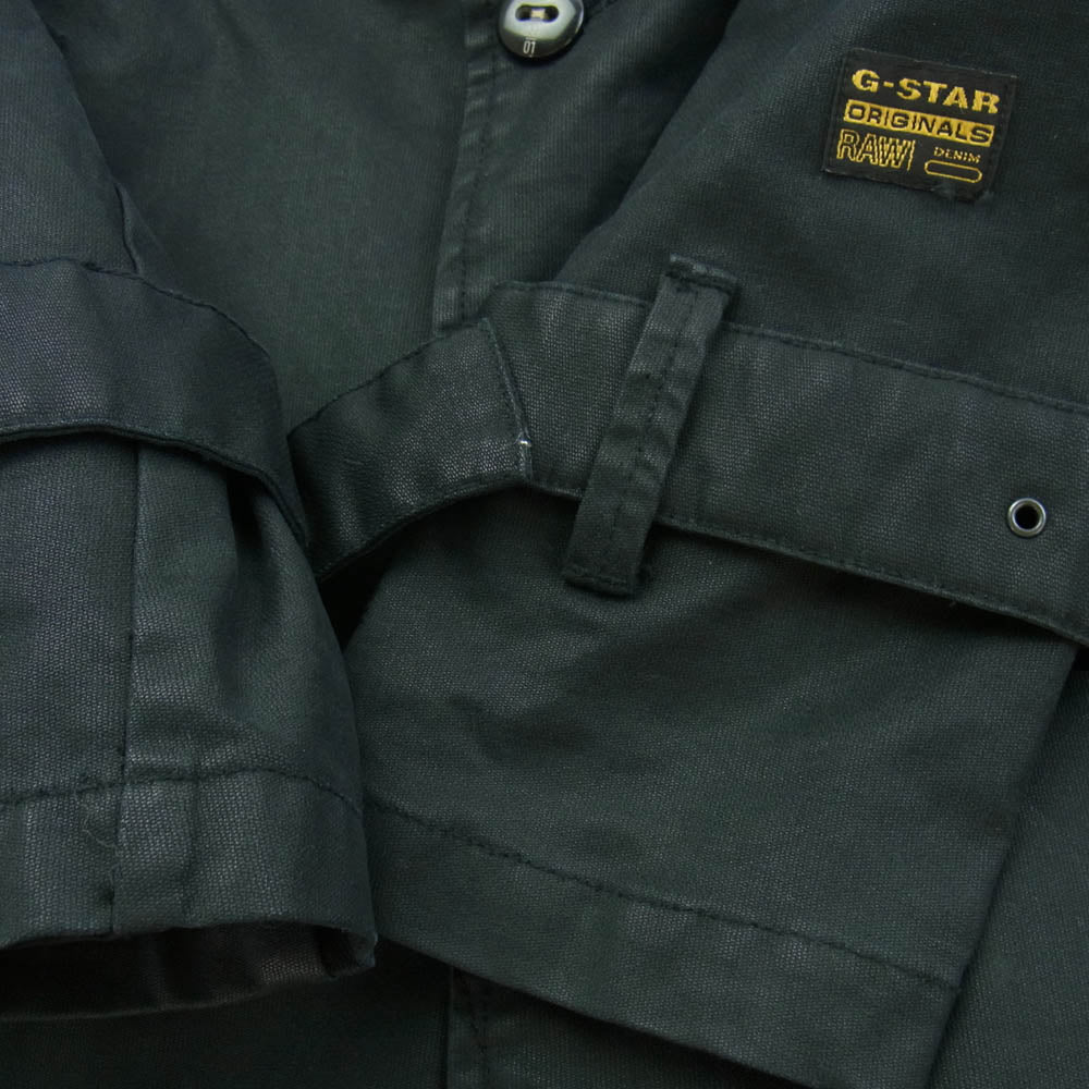 G-STAR ジースター トレンチ コート ジャケット ブラック系 グレー系 S【中古】