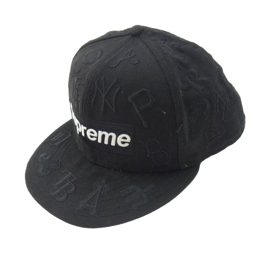Supreme シュプリーム 20SS MLB New Era Box Logo Cap メジャーリーグ ニューエラ ボックスロゴ キャップ ブラック系【中古】