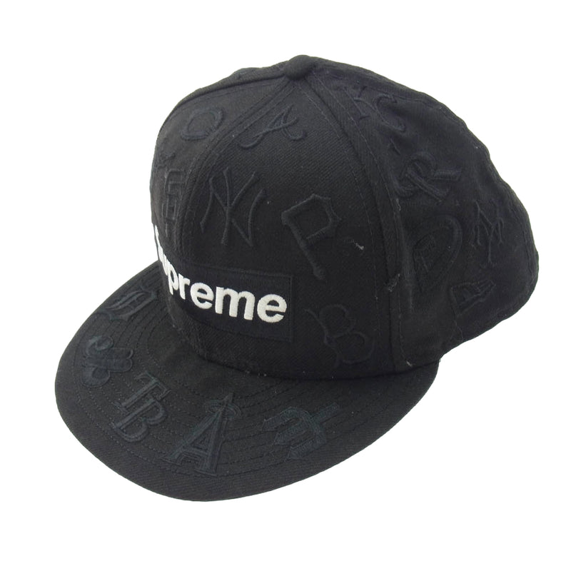 Supreme シュプリーム 20SS MLB New Era Box Logo Cap メジャーリーグ ニューエラ ボックスロゴ キャップ ブラック系【中古】
