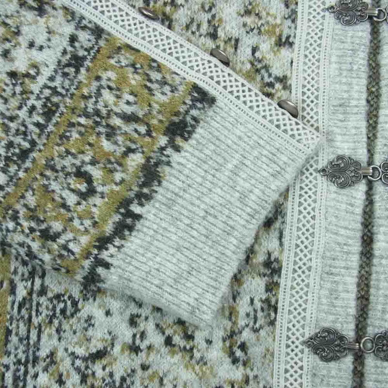 HARE ハレ HA020824AD メタルボタン タペストリー ニット カーディガン