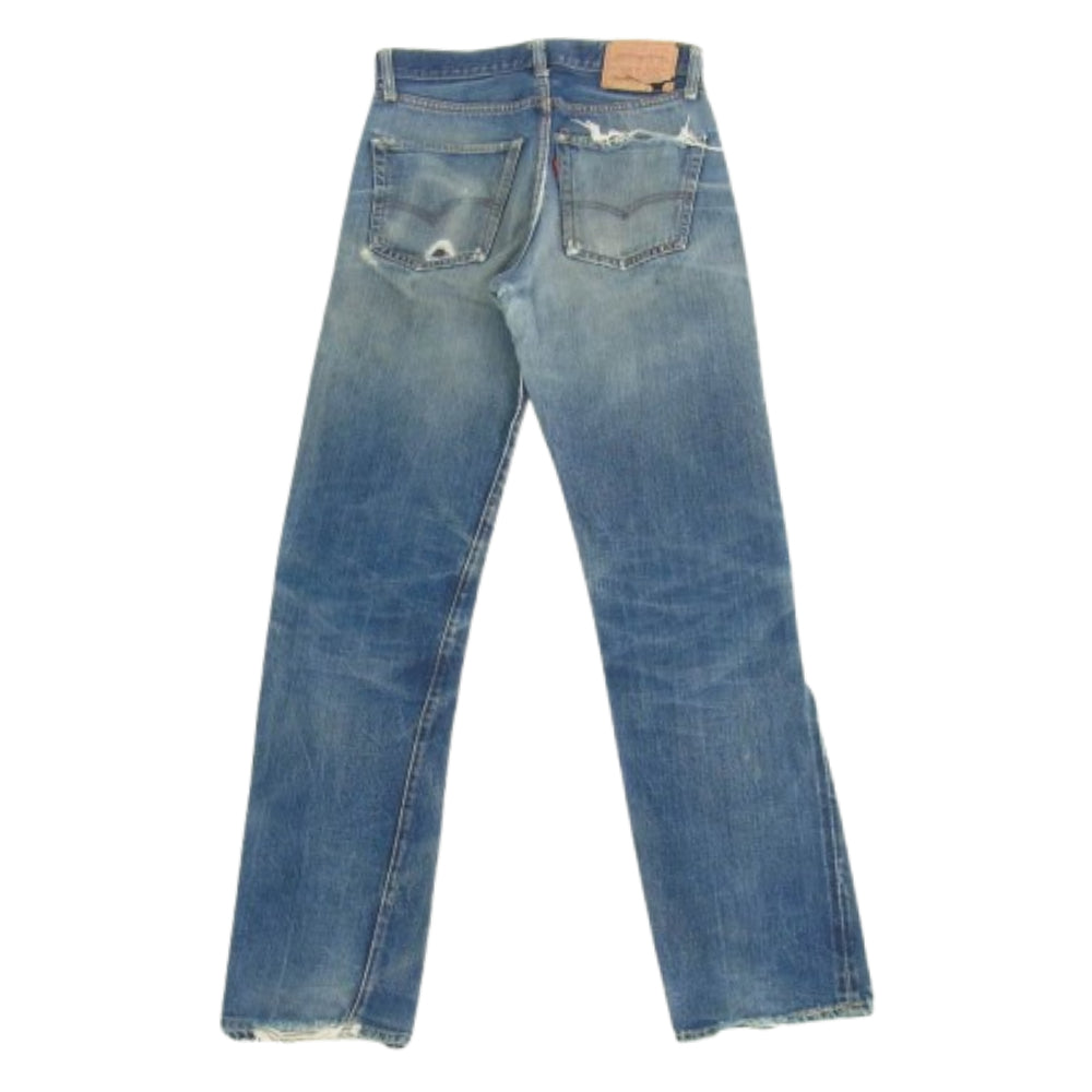 Levi's リーバイス Vintage ヴィンテージ 60's 501 BIG E TYPE S ボタンフライ セルビッチ デニムパンツ 不均等V 紙パッチ 足長R ボタン裏刻印6 インディゴブルー系【中古】