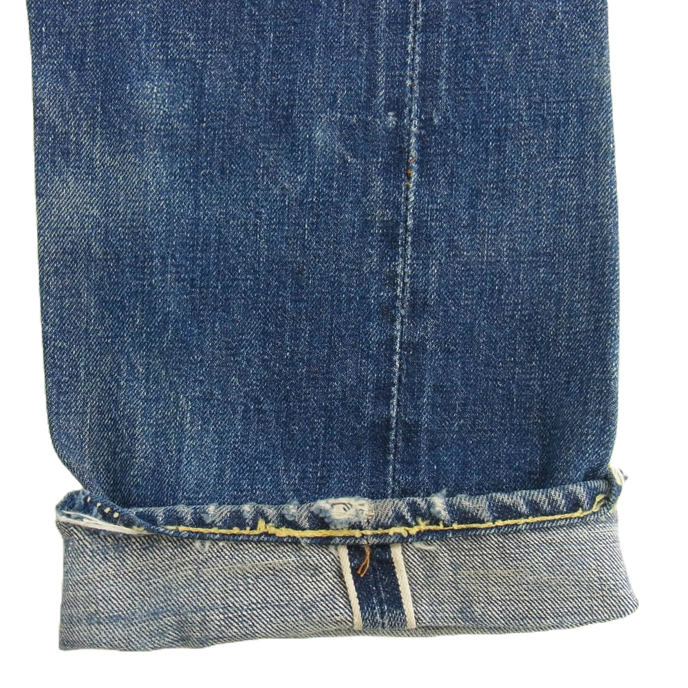 Levi's リーバイス Vintage ヴィンテージ 60's 501 BIG E TYPE S ボタンフライ セルビッチ デニムパンツ 不均等V 紙パッチ 足長R ボタン裏刻印6 インディゴブルー系【中古】