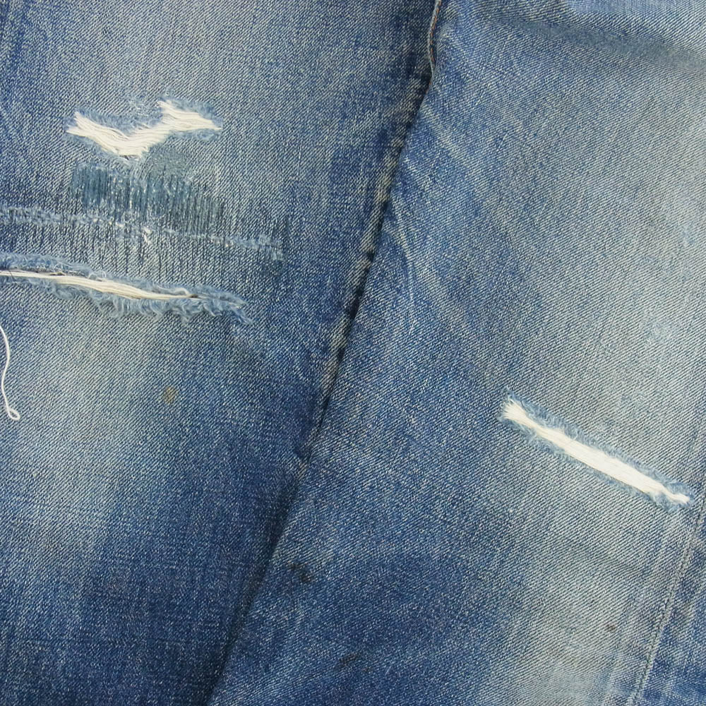 Levi's リーバイス Vintage ヴィンテージ 60's 501 BIG E TYPE S ボタンフライ セルビッチ デニムパンツ 不均等V 紙パッチ 足長R ボタン裏刻印6 インディゴブルー系【中古】