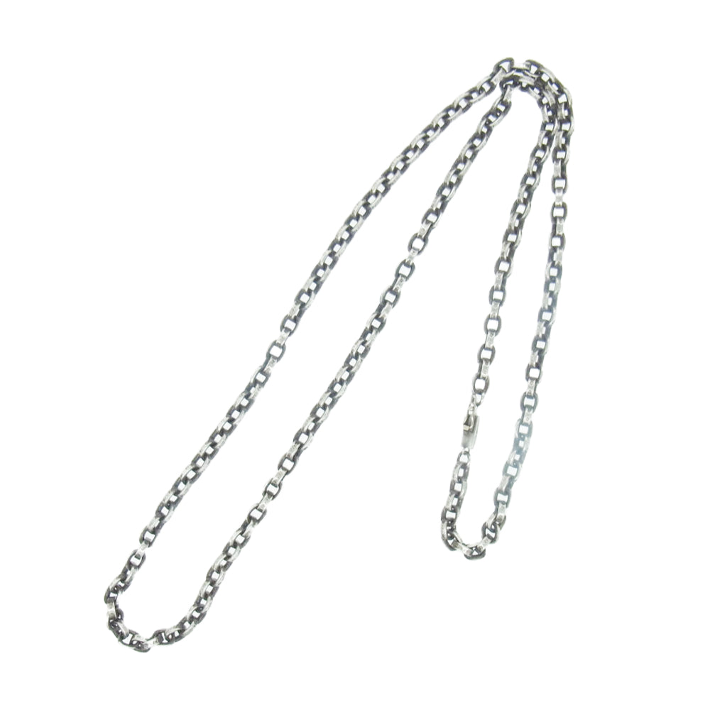 CHROME HEARTS クロムハーツ（原本無） PAPER CHAIN ペーパーチェーン シルバー ネックレス 24インチ シルバー系【中古】