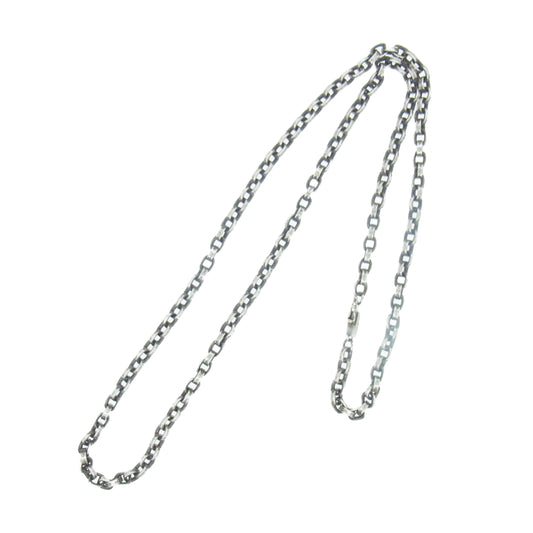CHROME HEARTS クロムハーツ（原本無） PAPER CHAIN ペーパーチェーン シルバー ネックレス 24インチ シルバー系【中古】
