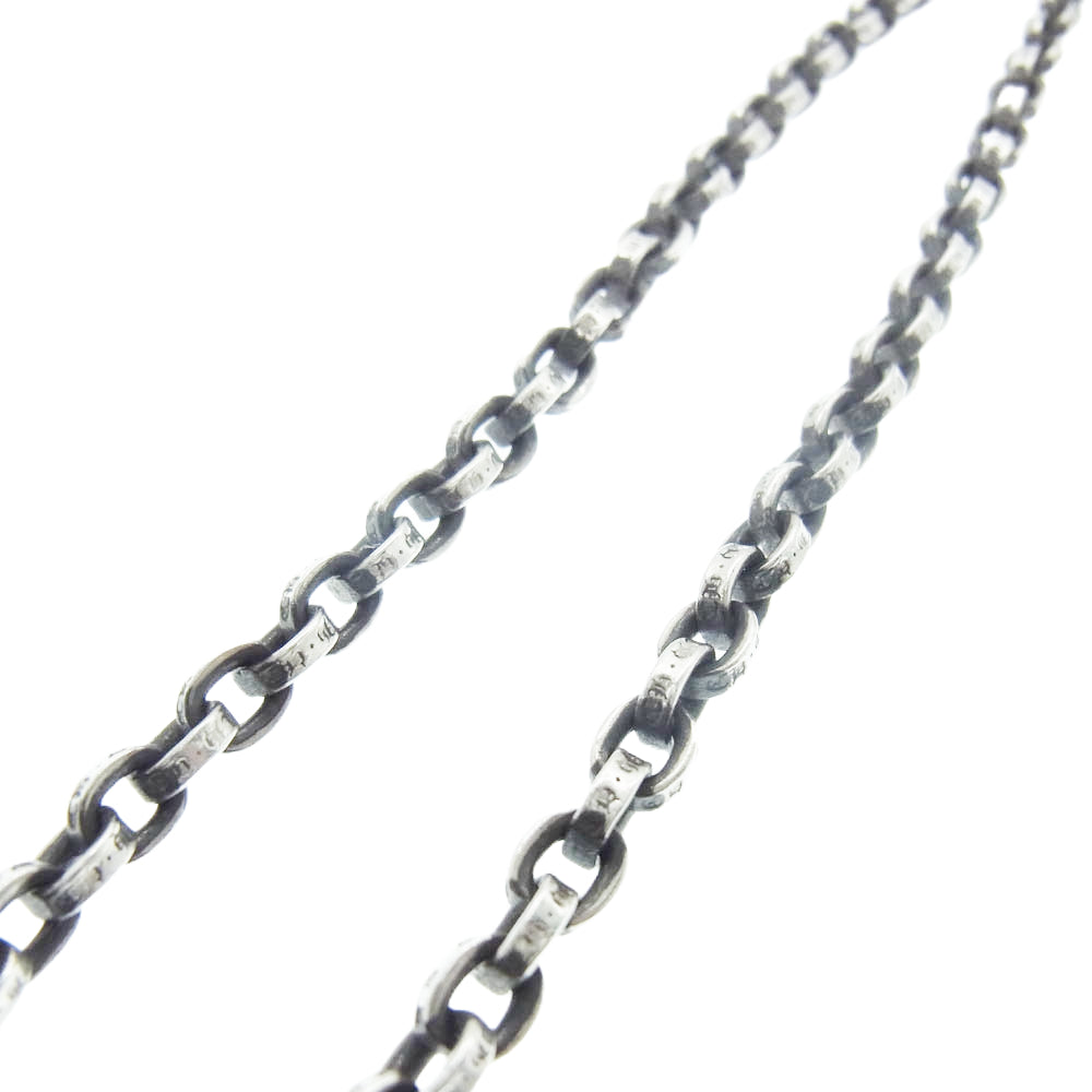 CHROME HEARTS クロムハーツ（原本無） PAPER CHAIN ペーパーチェーン シルバー ネックレス 24インチ シルバー系【中古】