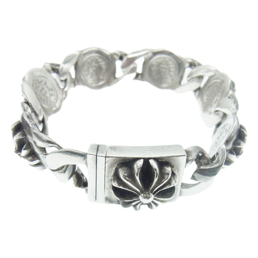 CHROME HEARTS クロムハーツ（原本有） CROSS LINK クロスリンク  6LINK 6リンク シルバー ブレスレット シルバー系【中古】