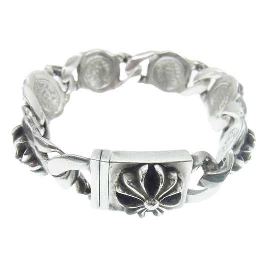 CHROME HEARTS クロムハーツ（原本有） CROSS LINK クロスリンク  6LINK 6リンク シルバー ブレスレット シルバー系【中古】