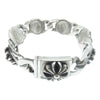 CHROME HEARTS クロムハーツ（原本有） CROSS LINK クロスリンク  6LINK 6リンク シルバー ブレスレット シルバー系【中古】