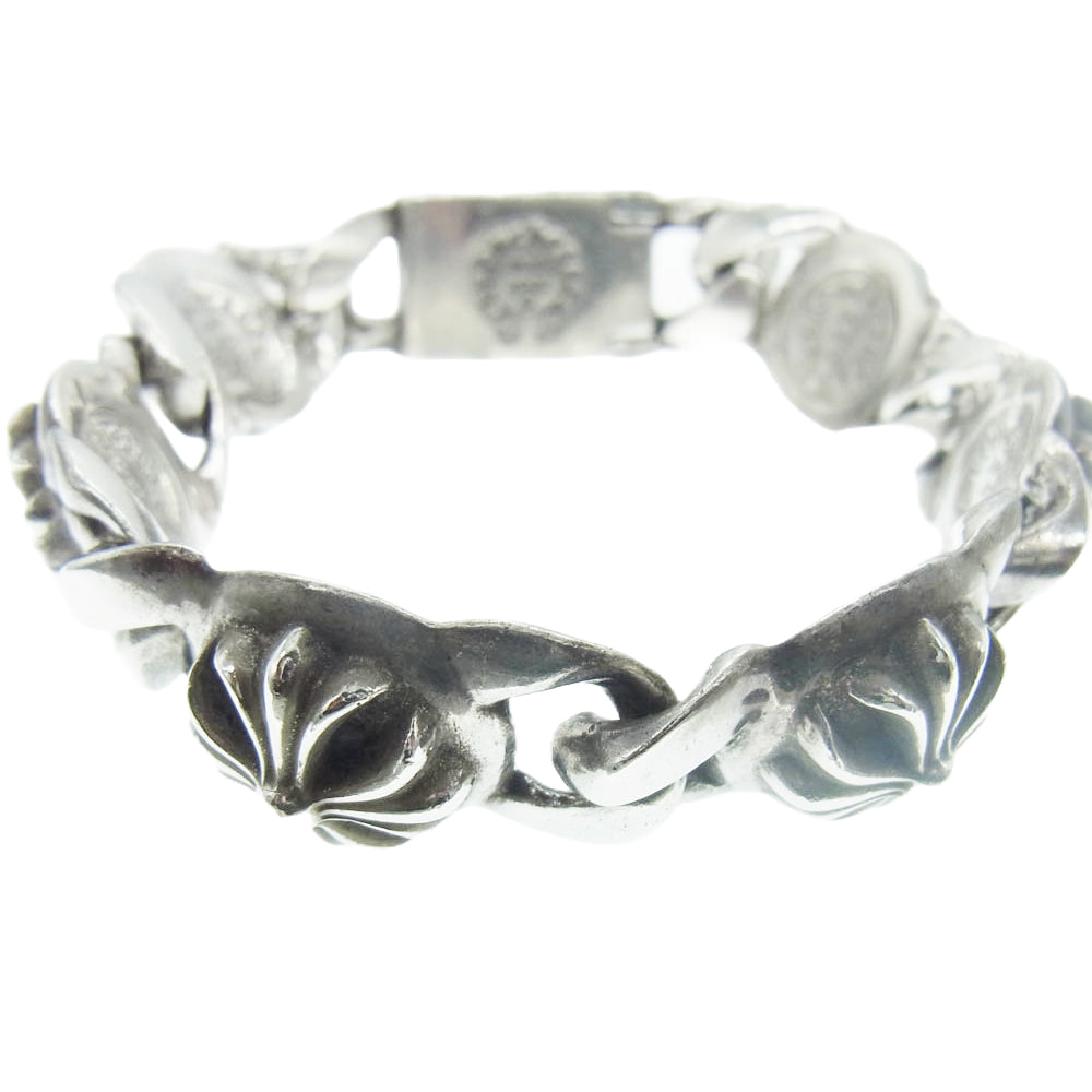 CHROME HEARTS クロムハーツ（原本有） CROSS LINK クロスリンク  6LINK 6リンク シルバー ブレスレット シルバー系【中古】