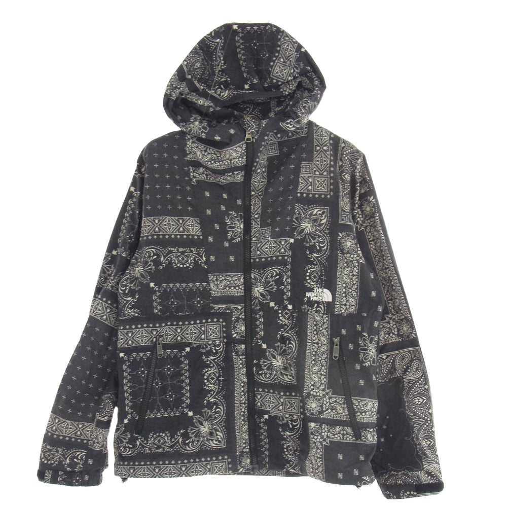 THE NORTH FACE ノースフェイス NPW72101Z コンパクトジャケット ナイロン ジップアップ パーカー ブラック系 L【中古】