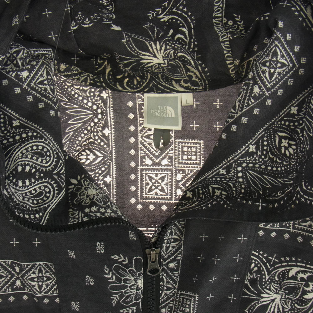 THE NORTH FACE ノースフェイス NPW72101Z コンパクトジャケット ナイロン ジップアップ パーカー ブラック系 L【中古】